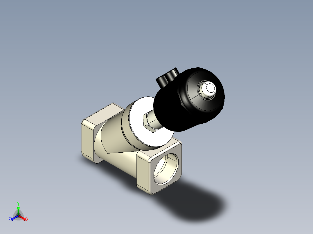 阀门模型-2JS500_50_Q63_G正等轴测图