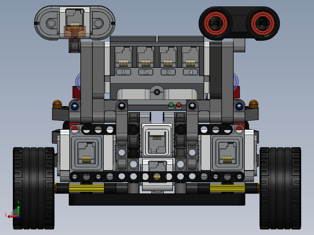 乐高Mindstorms+EV3-机器人切开术后视图