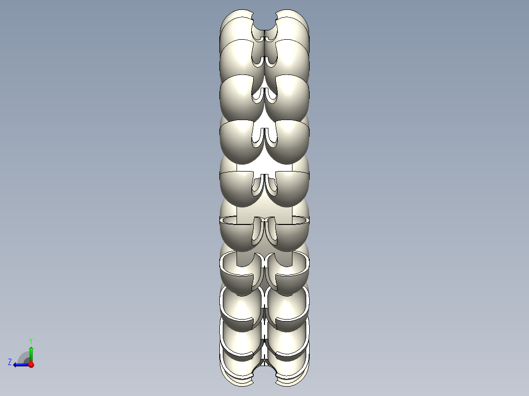 冲击式水斗轮右视图