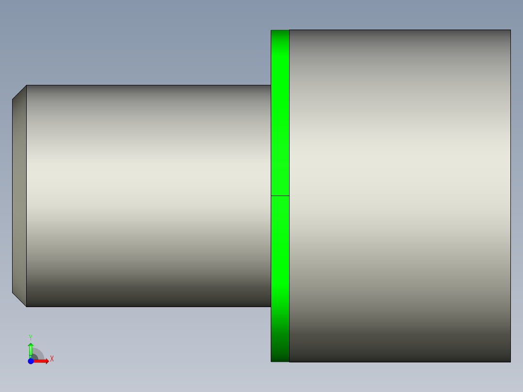德克斯TUNKERS气缸数模KS_100_2_SD_A01_3D_xSET19前视图