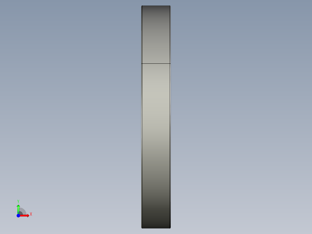 深沟球轴承16008前视图