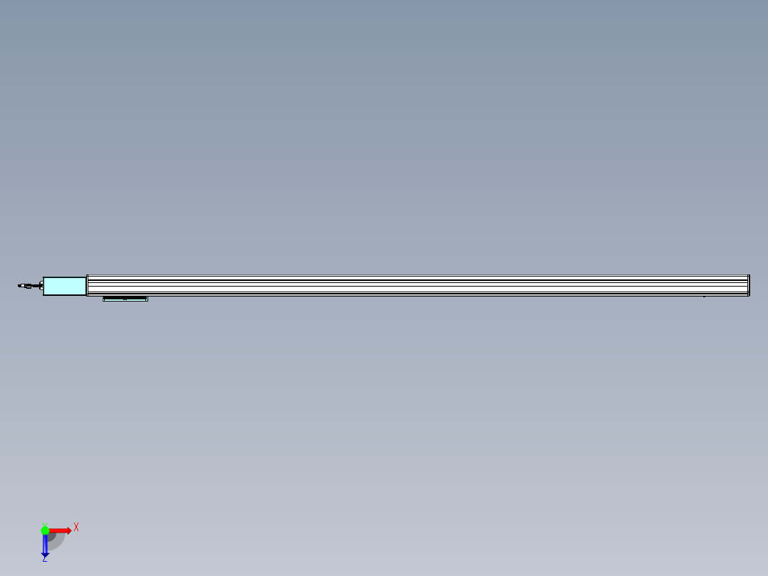 威洛博VBC同步带传动一无尘环境VBC14-L45-S2050-BR-ZP40-C3俯视图