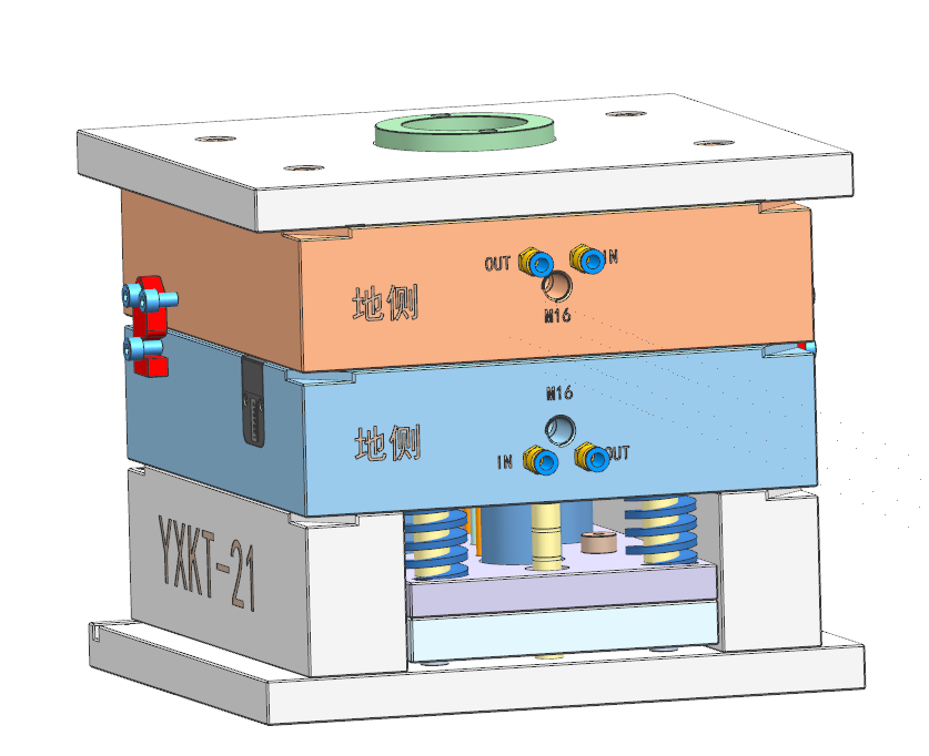 游戏手柄盖注射模具