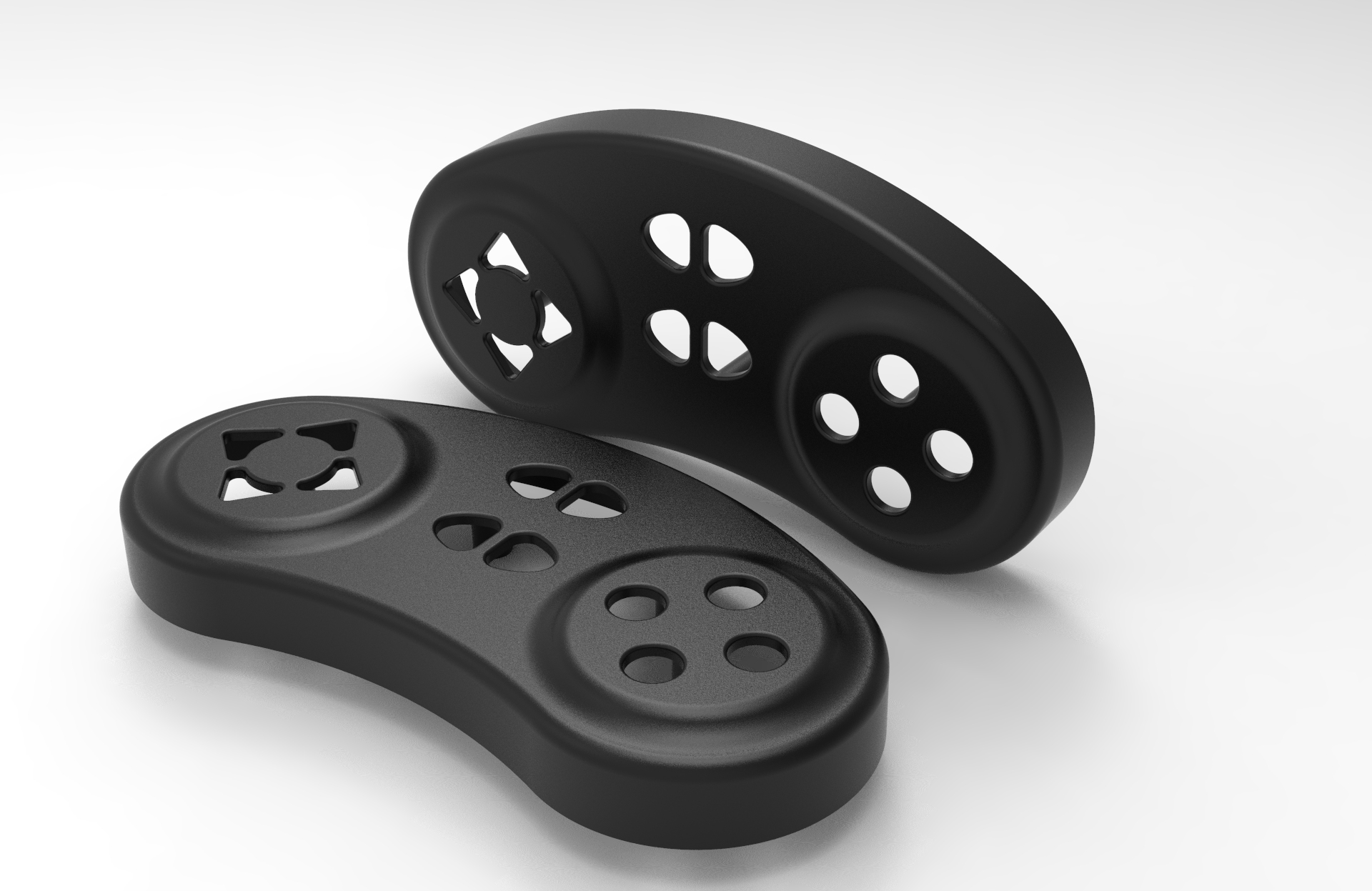 游戏手柄盖注射模具