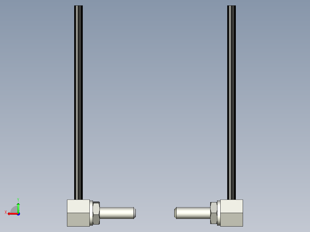 直角光纤_对射型FT-Y21后视图