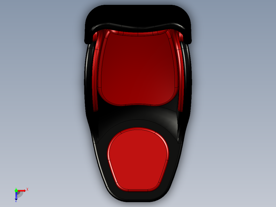 汽车座椅 (33)俯视图