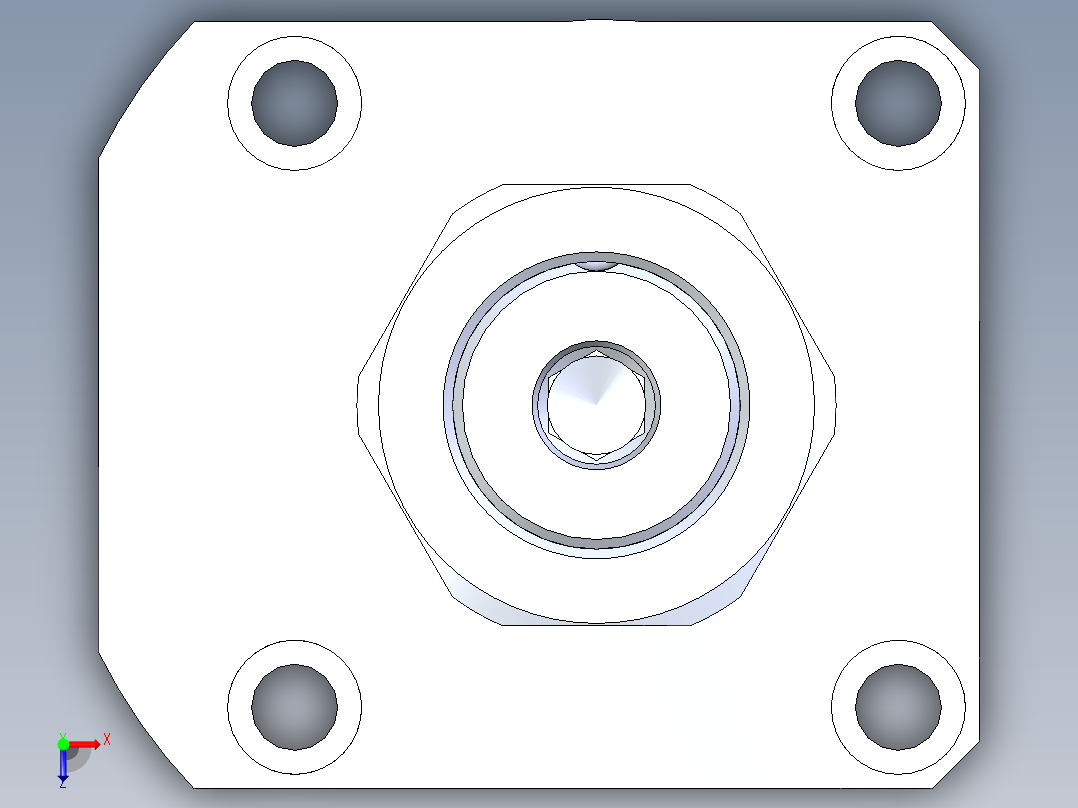KOSMEKLHA0750-SL-Q20多系列多零件图纸模型俯视图