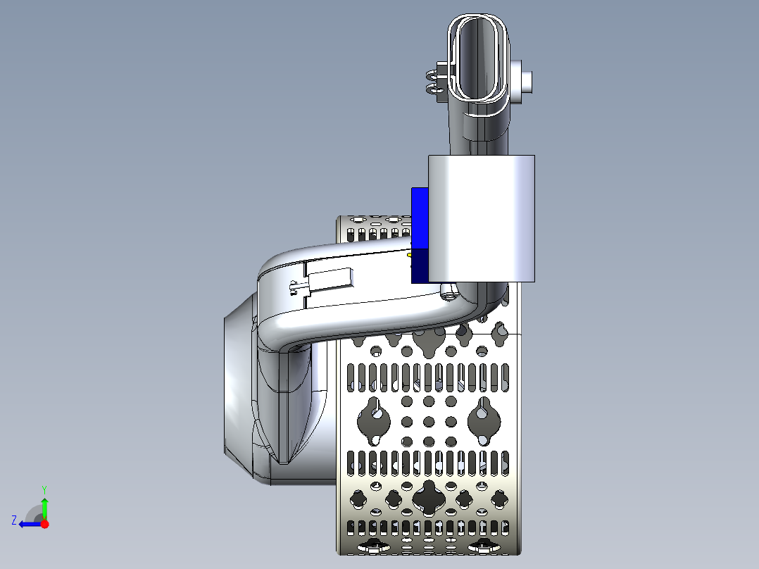 0_月球轮重点采样系统右视图