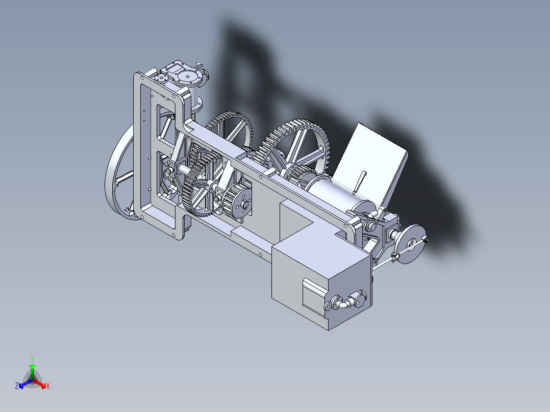 甘蔗磨坊正等轴测图