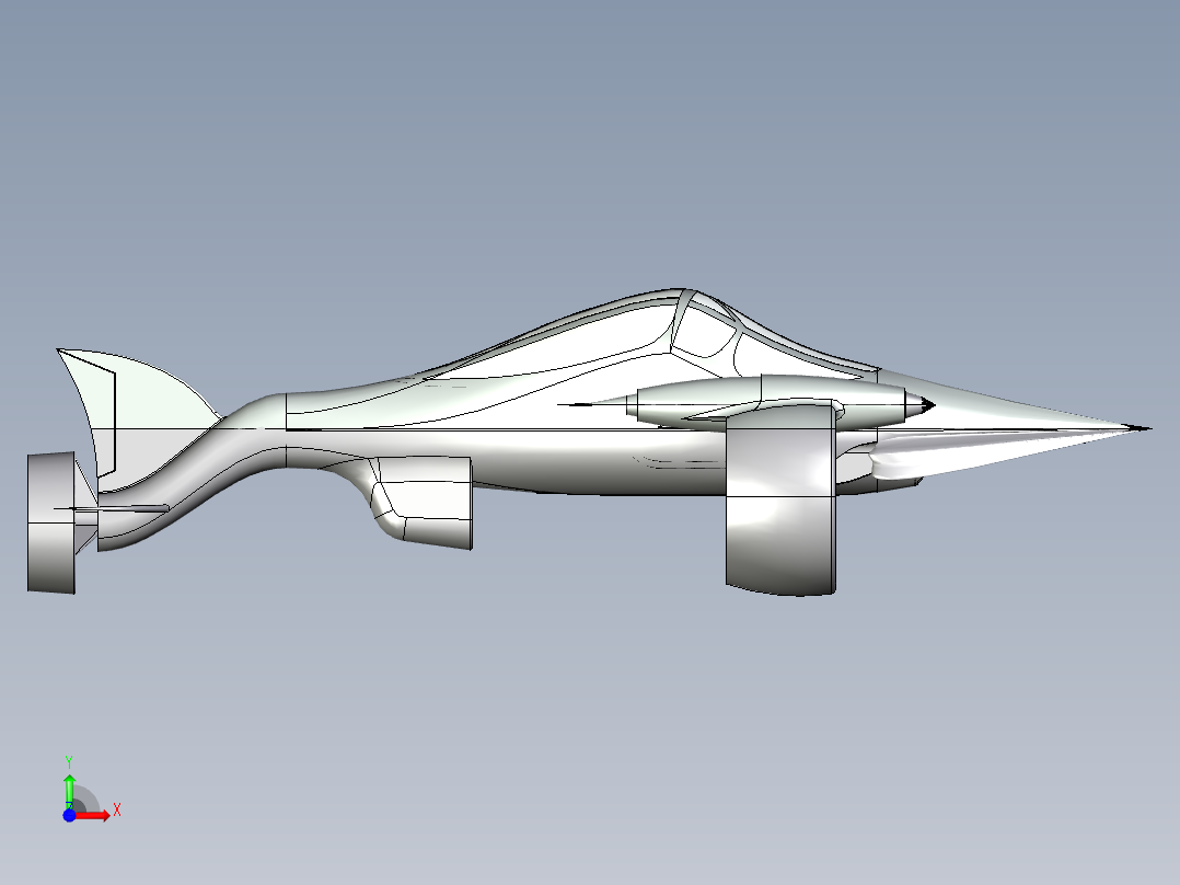 喷射式水轮机前视图