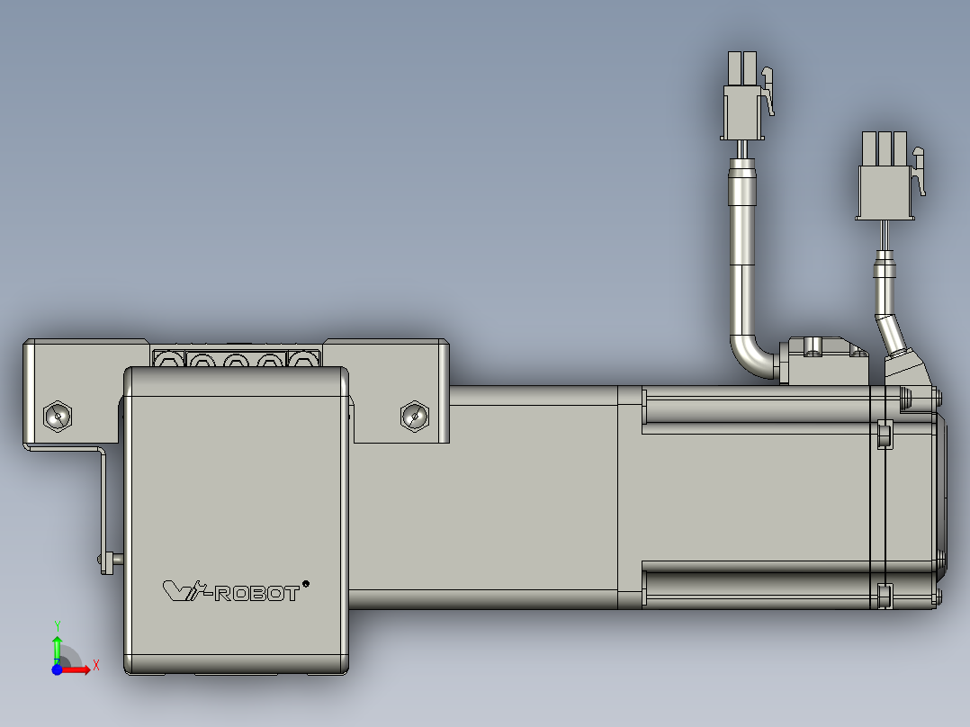 威洛博直线电机模组EB6-L140-S1200-R-P40-MS3前视图