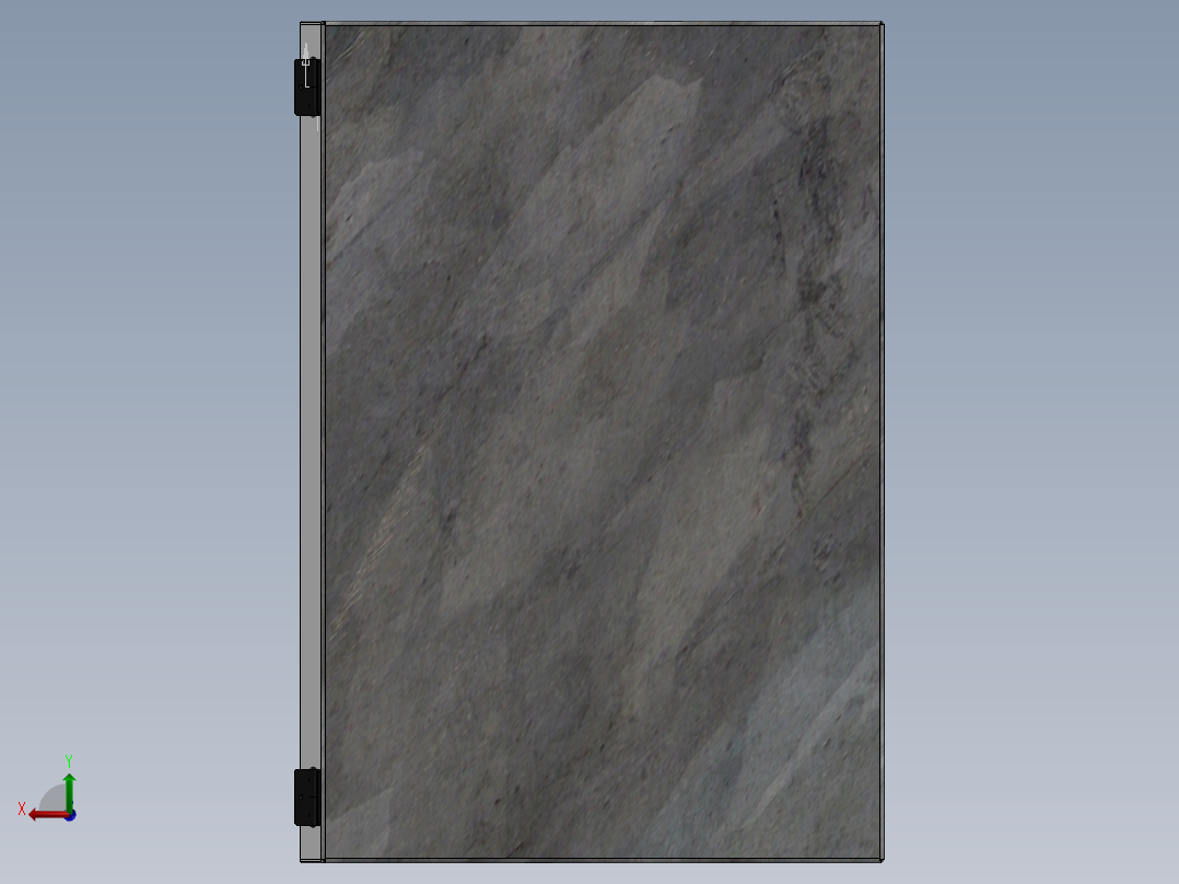 电器柜 电控柜 (77) 机械设计素材后视图