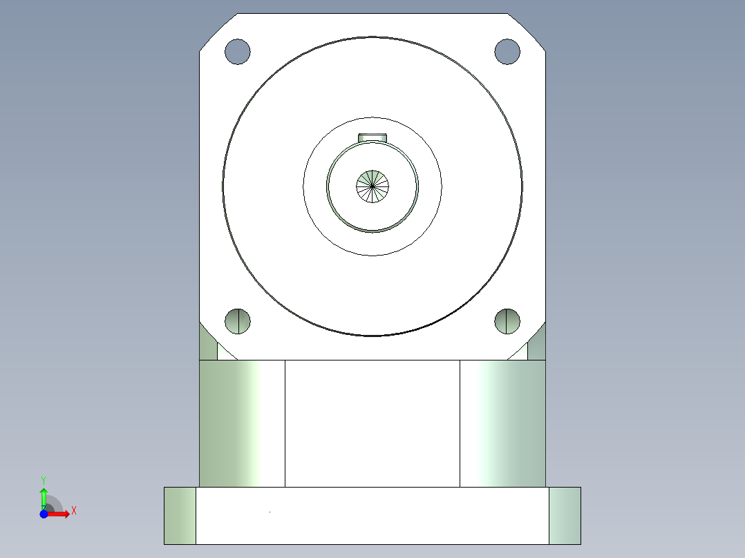 直齿ZPLX142-L1 35-114.3-200-M12.stp前视图