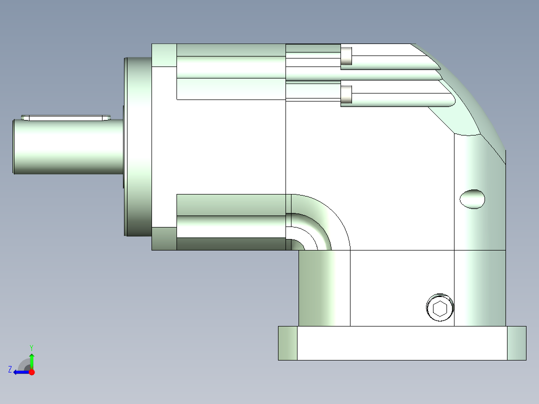直齿ZPLX142-L1 35-114.3-200-M12.stp右视图