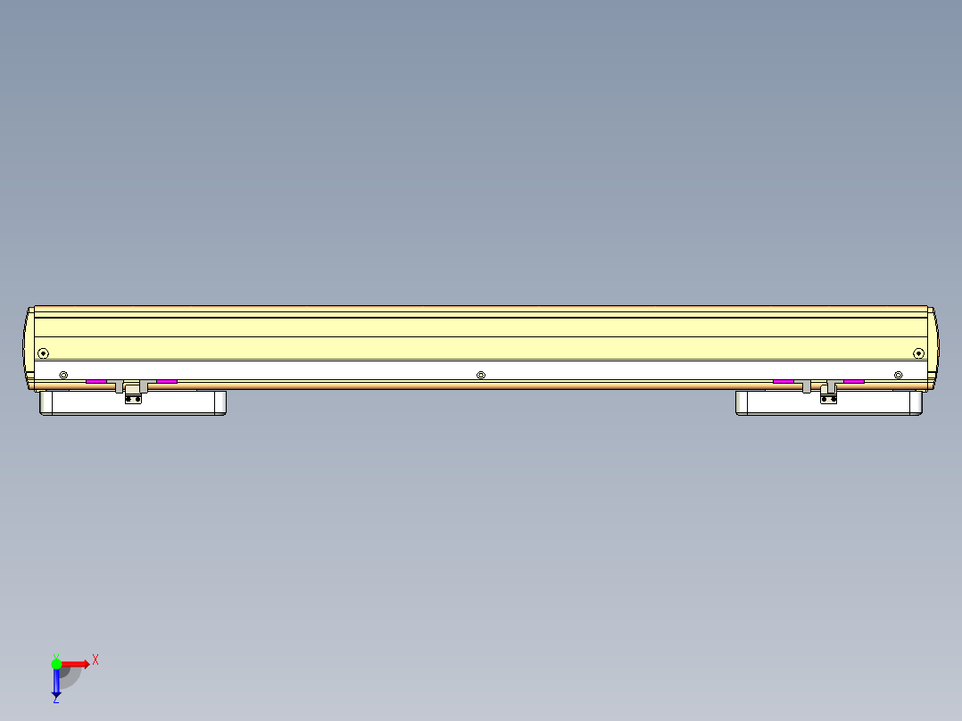 威洛博LC系列3d模型模组2LC17E1Y-S400俯视图