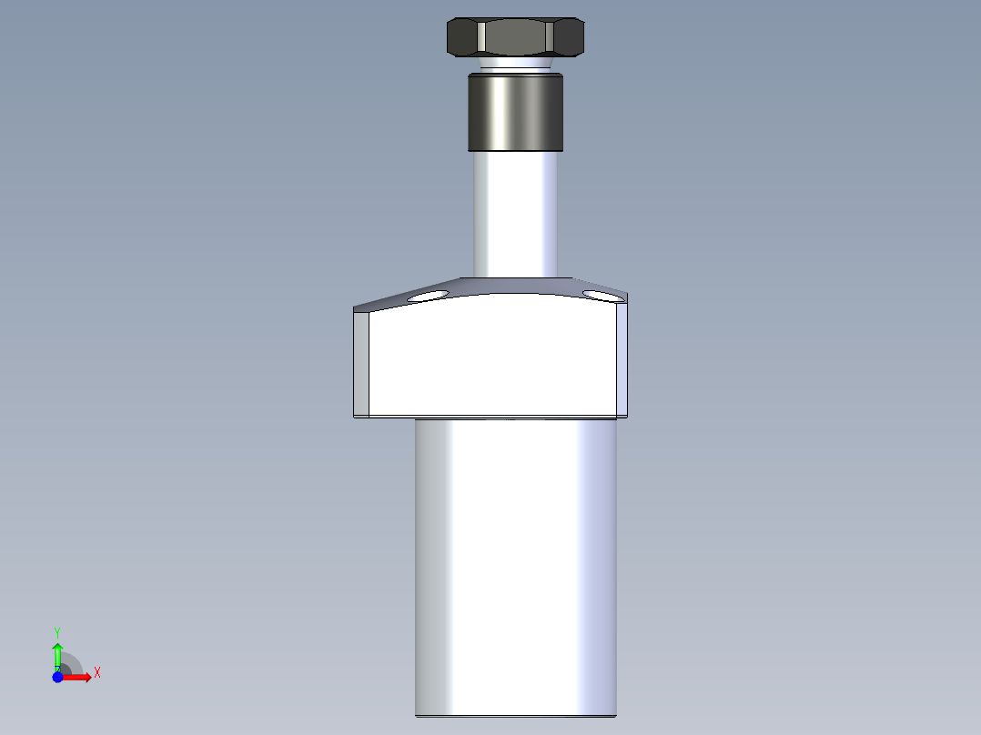 KOSMEKLHA0360-SL-Q15_R01多系列多零件图纸模型前视图