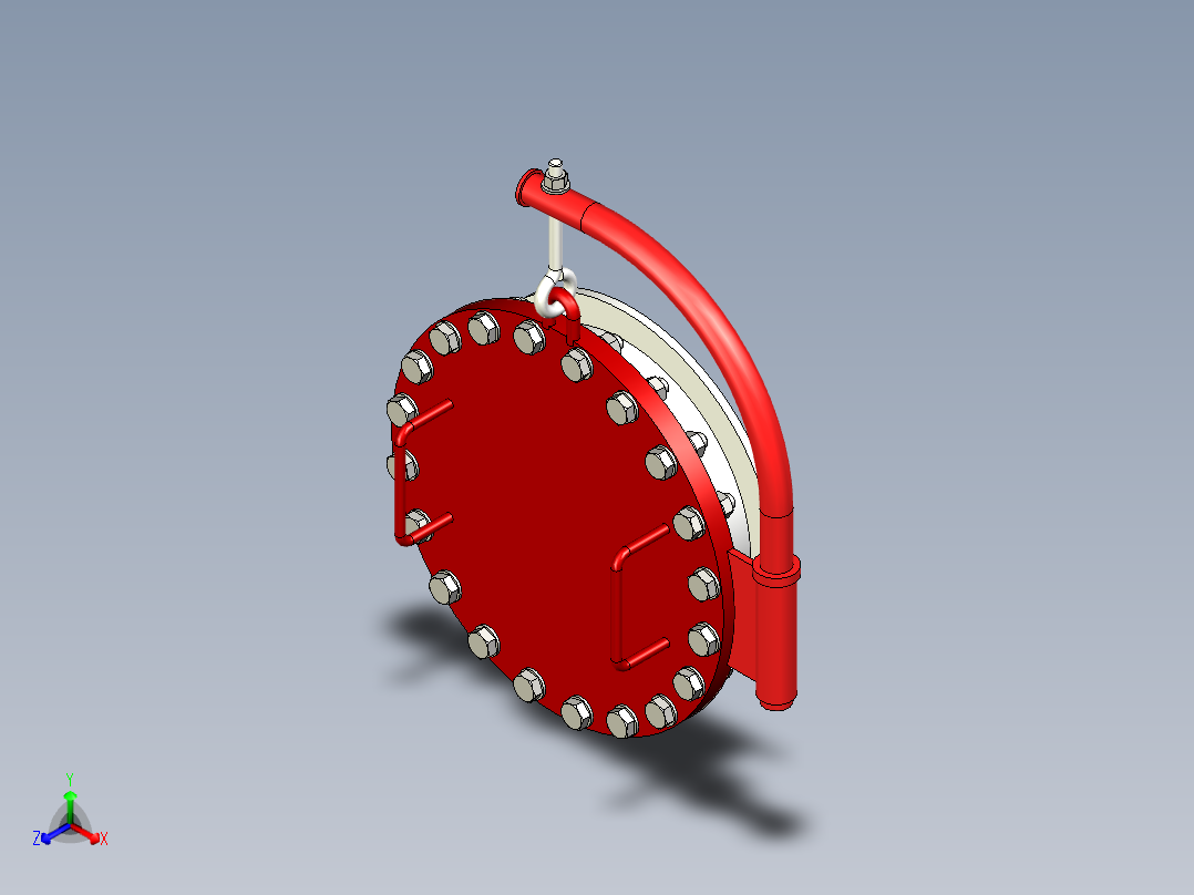 20“ 吊艇架人孔