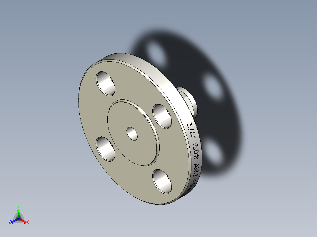 不锈钢ANSI法兰适配器，12 mm世伟洛克管接头，NPS 3-4英寸