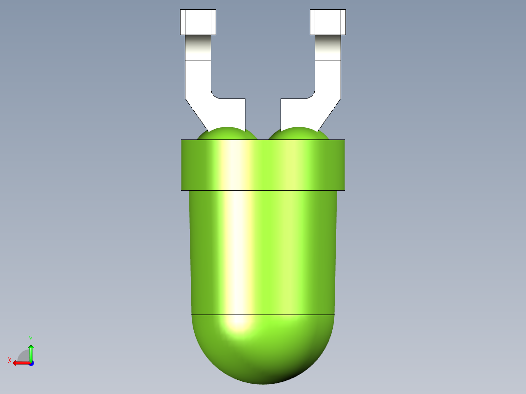 光电元件封装-L-934GD-RA后视图