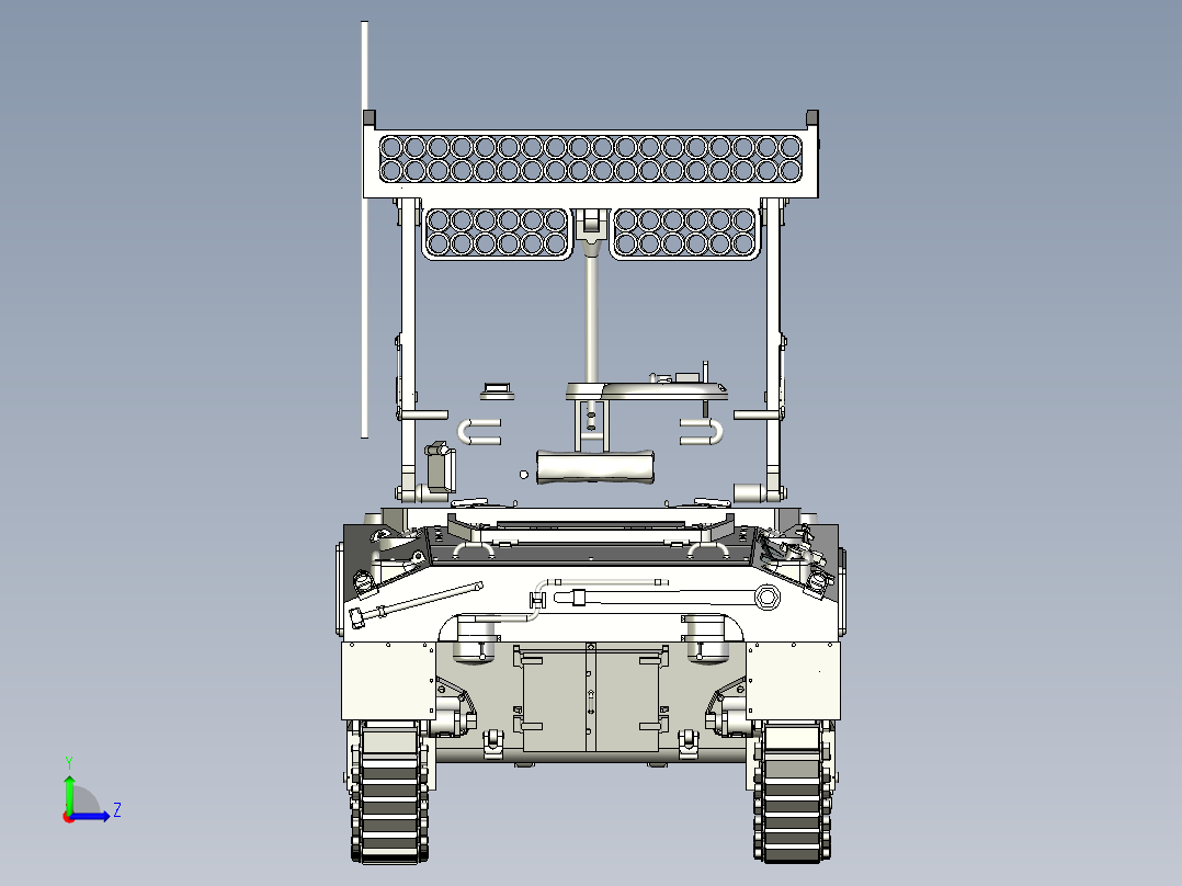 Calliope中型坦克左视图