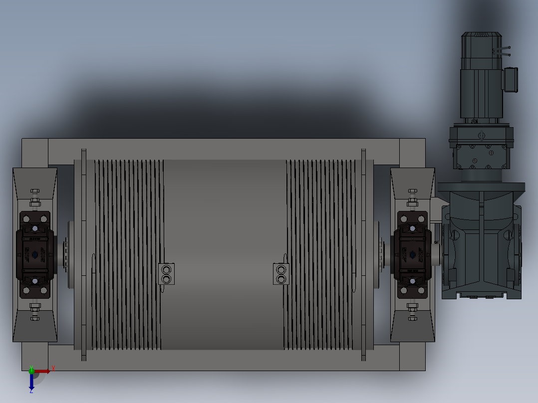 球磨机sw14俯视图