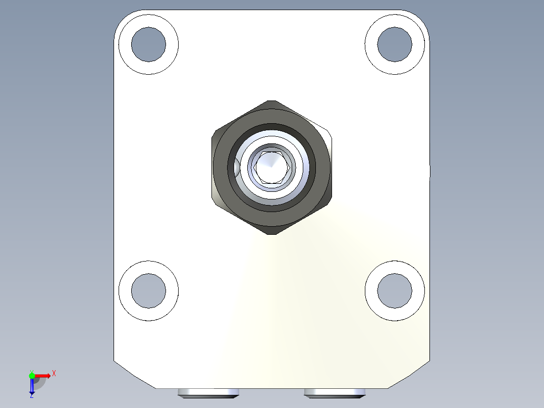 KOSMEKWHE1000-2GLM多系列多零件图纸模型多系列多零件图纸模型俯视图