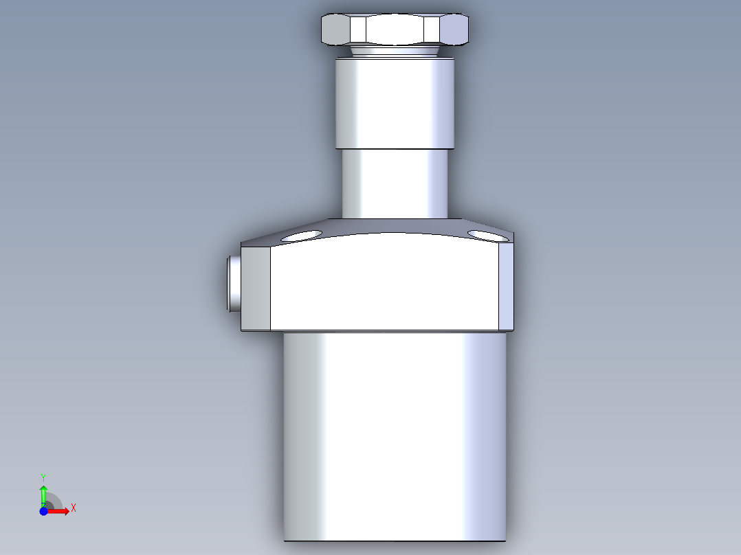 KOSMEKLHA0750-CL-Y60多系列多零件图纸模型前视图