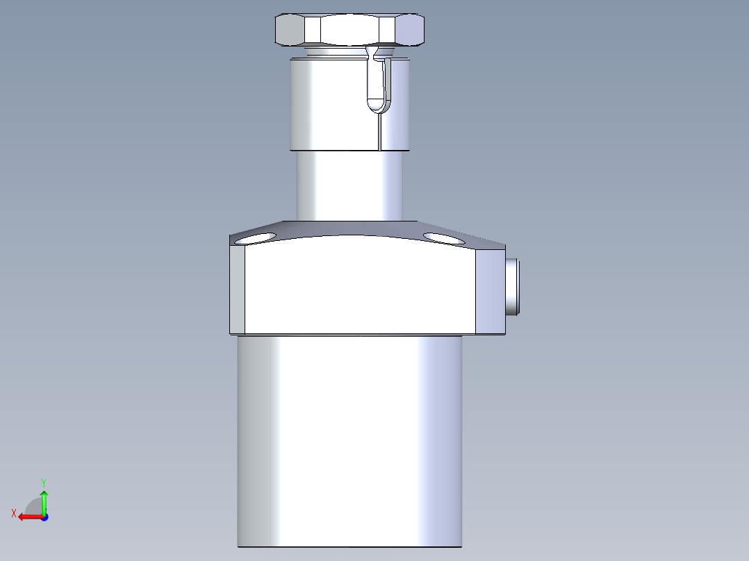 KOSMEKLHA0750-CL-Y60多系列多零件图纸模型后视图
