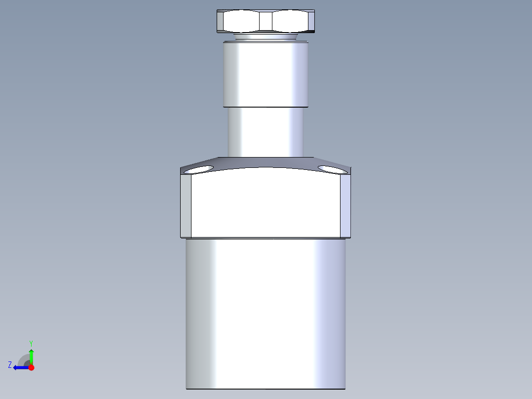 KOSMEKLHA0750-CL-Y60多系列多零件图纸模型右视图
