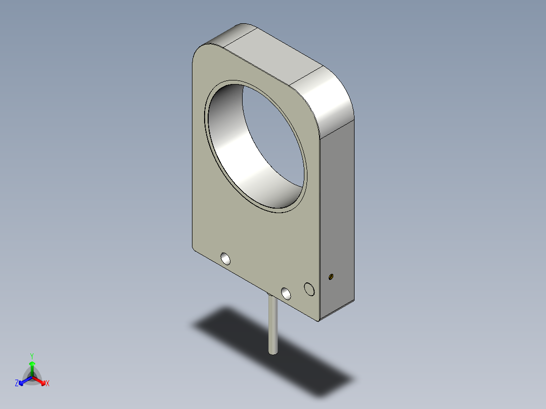 接近传感器PS55_CA正等轴测图