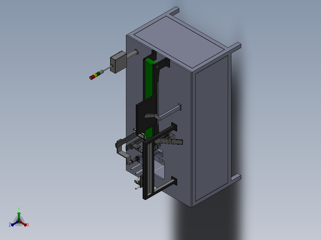 视觉检测系统正等轴测图