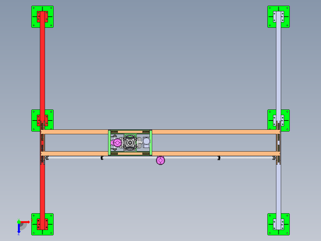 龙门机械手+400+24.4.23+003俯视图
