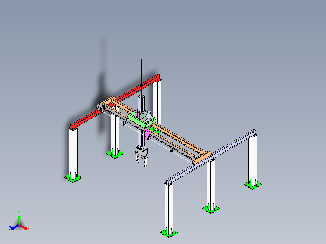 龙门机械手+400+24.4.23+003正等轴测图
