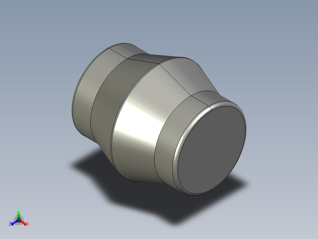软管与硬管连接用工业通用接头0126_08_00正等轴测图