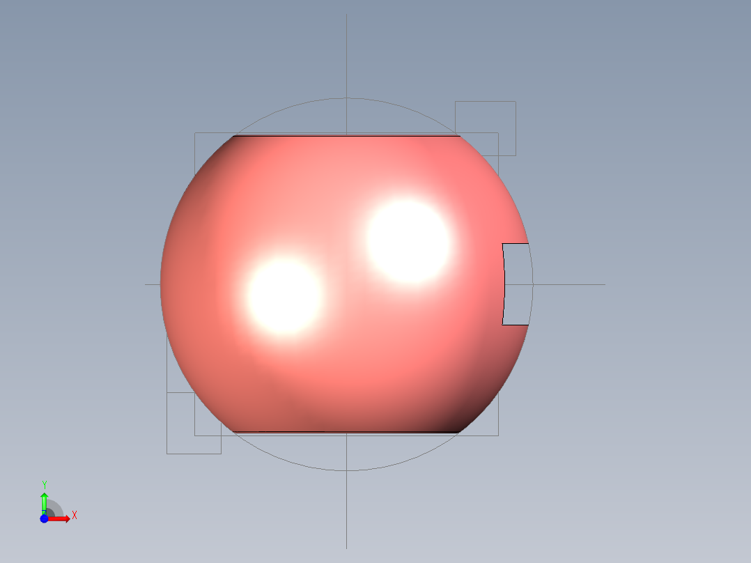 管道手动球阀-水管开关阀-手动阀门User Library-MD52C150DN15-2_MD52DN15.BP前视图