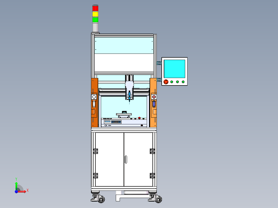 减速机小齿轮点油装配sw20可编辑前视图