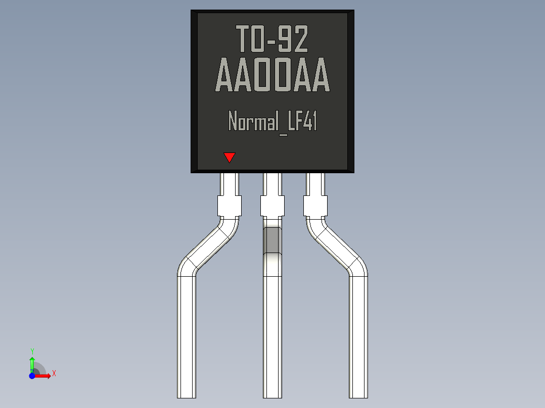 TO-92_Normal_LF41_rev1.1前视图
