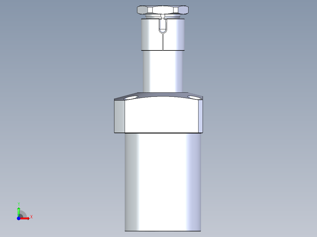 KOSMEKLHA1050-SR-Q40多系列多零件图纸模型前视图