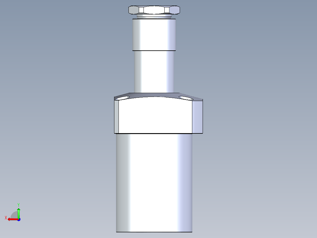 KOSMEKLHA1050-SR-Q40多系列多零件图纸模型后视图