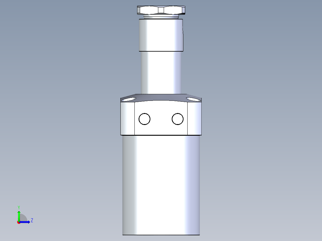 KOSMEKLHA1050-SR-Q40多系列多零件图纸模型左视图
