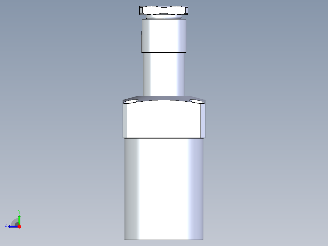 KOSMEKLHA1050-SR-Q40多系列多零件图纸模型右视图