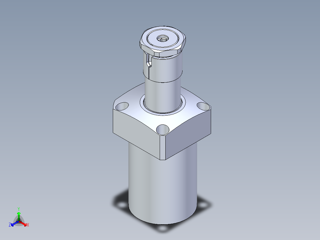 KOSMEKLHA1050-SR-Q40多系列多零件图纸模型正等轴测图
