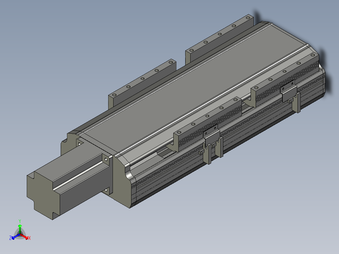 直线模组LHA17-S150-M设计图纸
