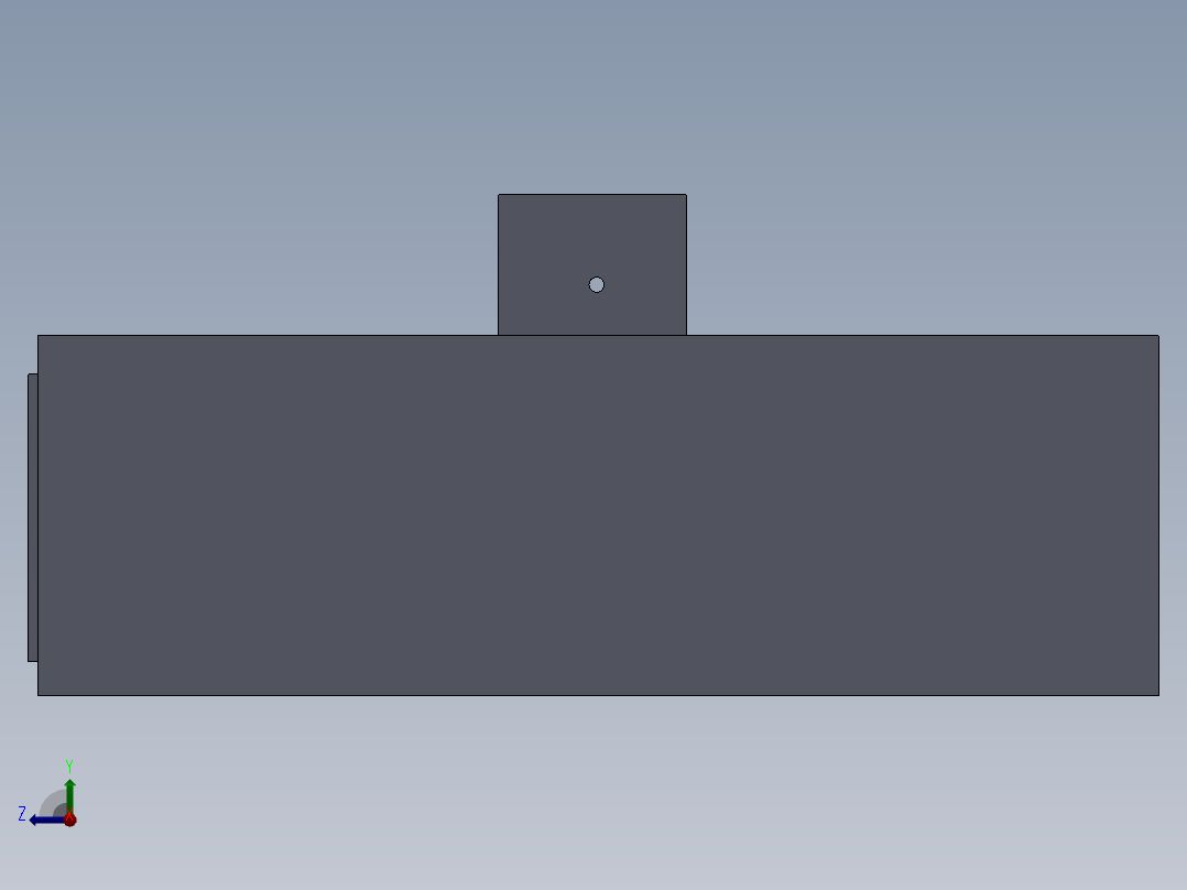 自动控制液压板料剪切生产线设计—液压结合的成品接料架设计右视图