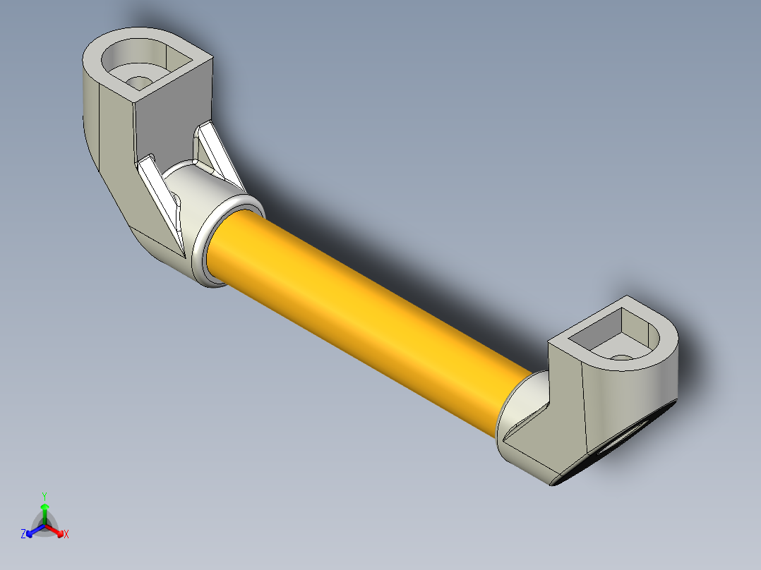 取手(鋁合金)(B)RS-3D多系列多零件图纸模型