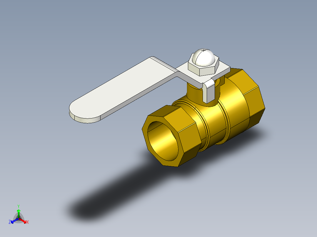 阀门模型-___DN15-1正等轴测图