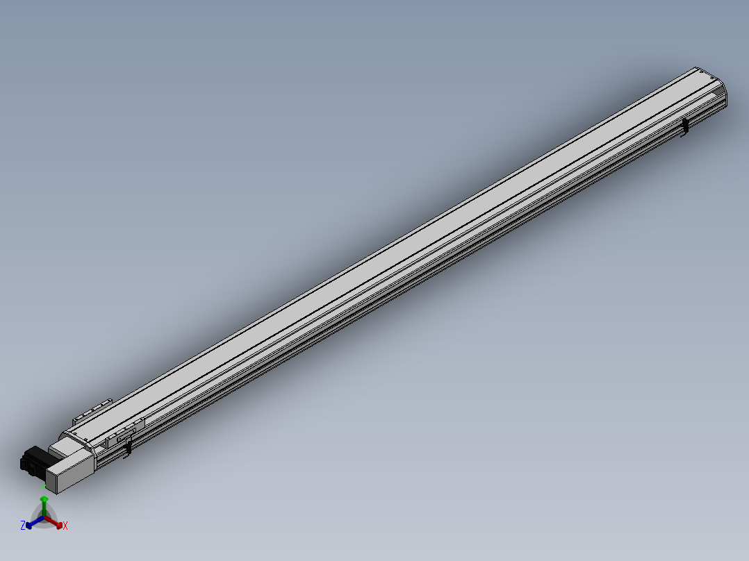 精密模组MT140-L110-2100-R-M40-C4正等轴测图