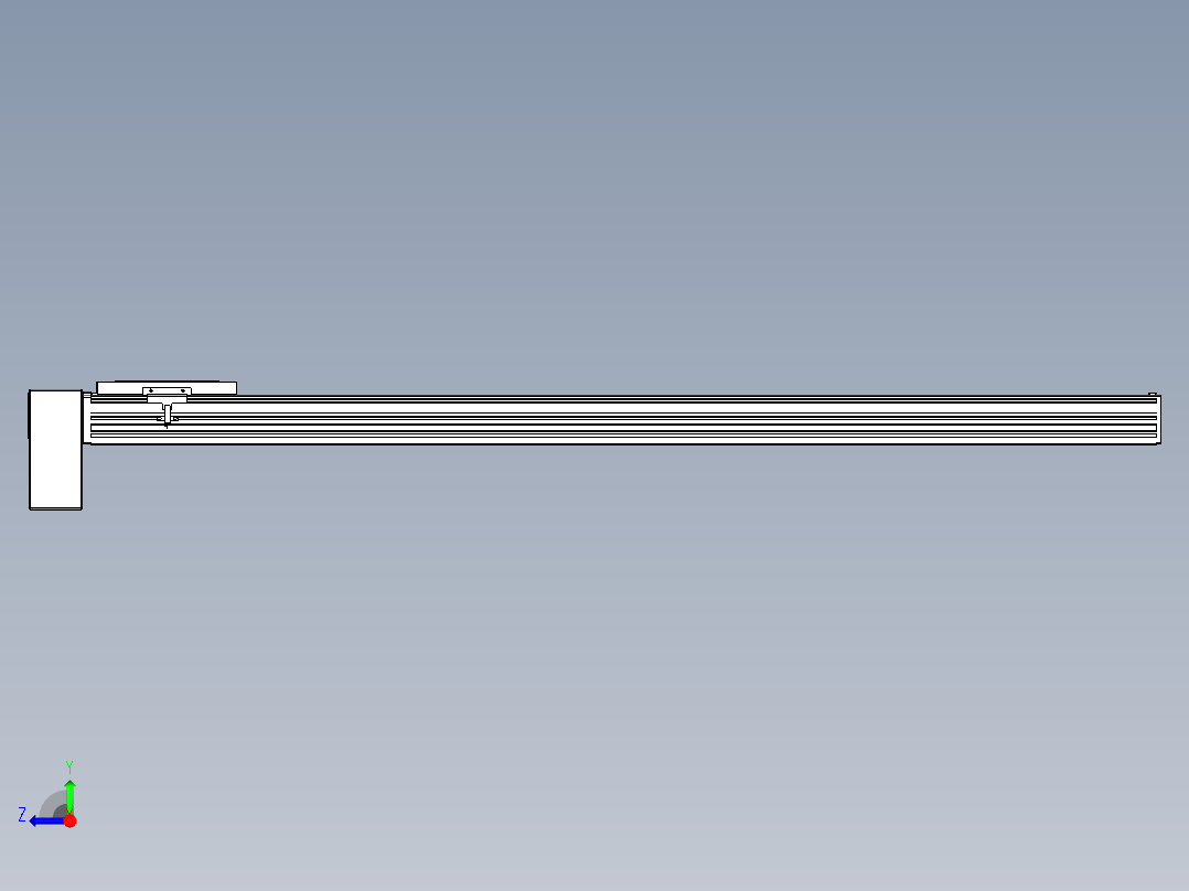 同步带全封闭直线模组TPA-HCB-120D-90-L1100-RP-C-P40-N3右视图