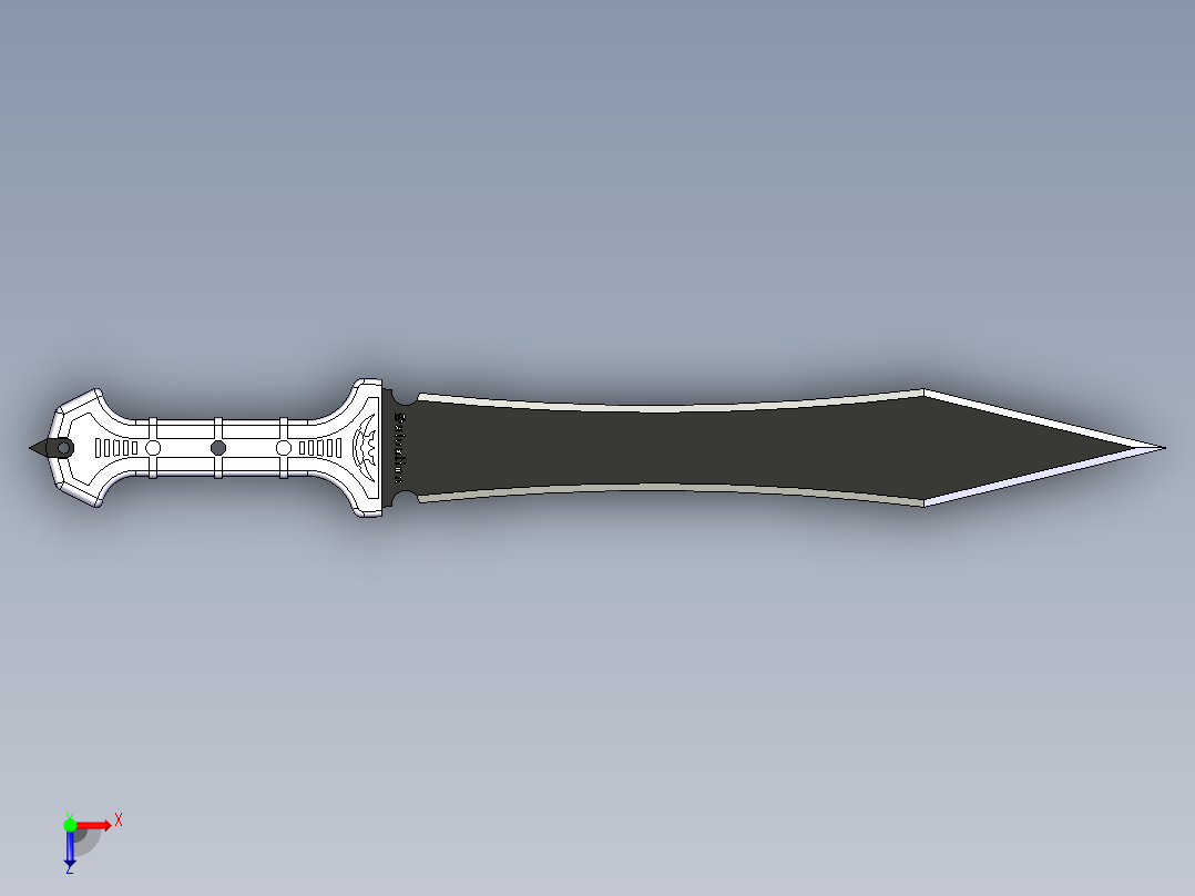 剑、宝剑(190)俯视图