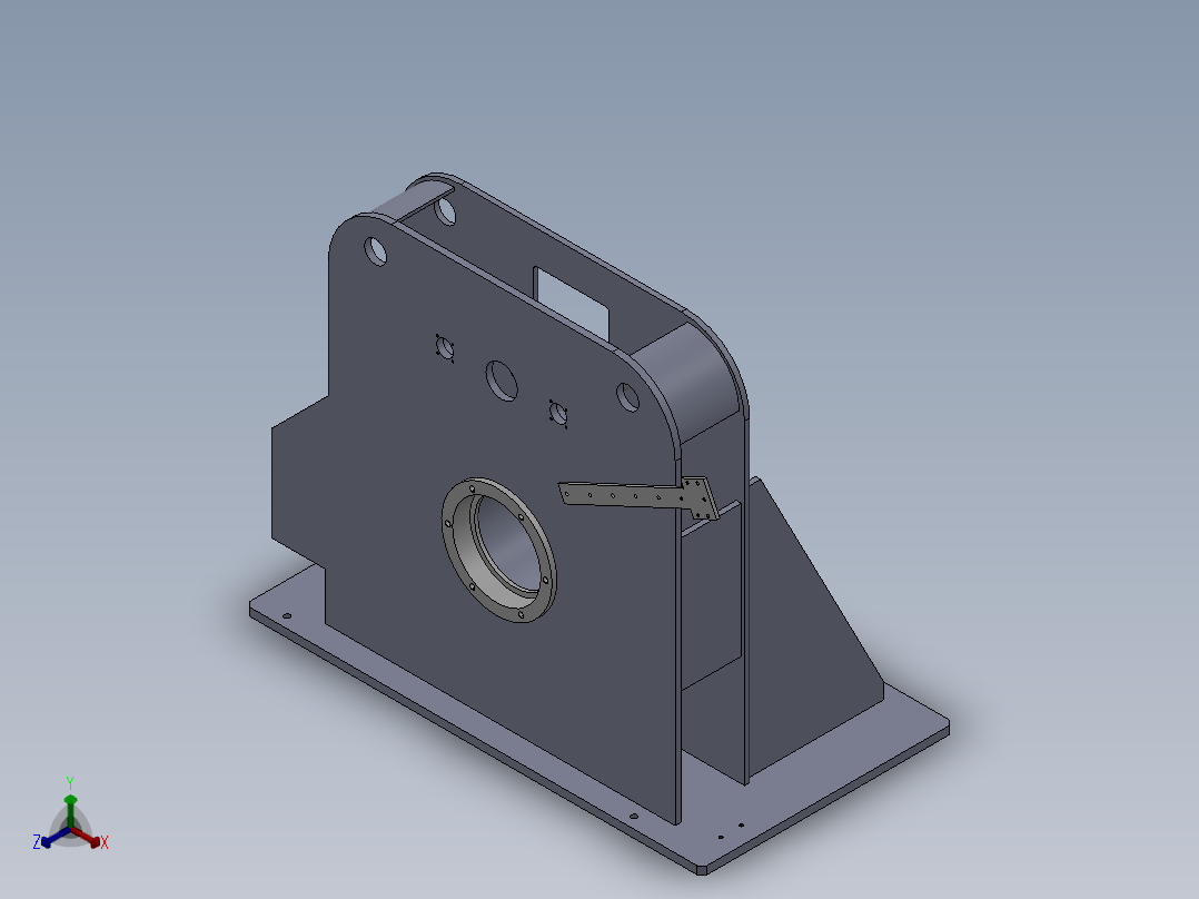 铅带卷带机sw20可编辑正等轴测图